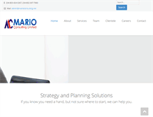 Tablet Screenshot of marioconsulting.net